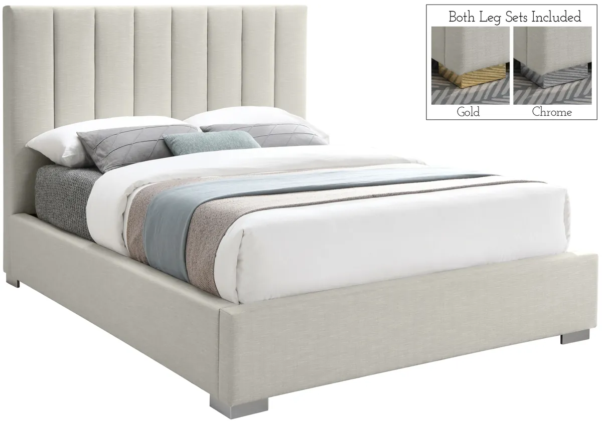 Pierce - Full Bed - Beige - View 2