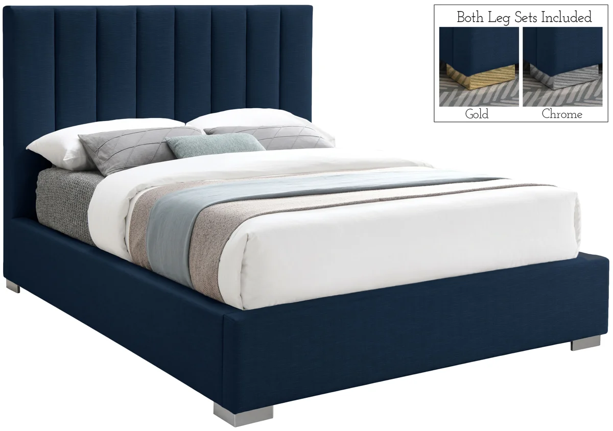 Pierce - Full Bed - Navy - View 2