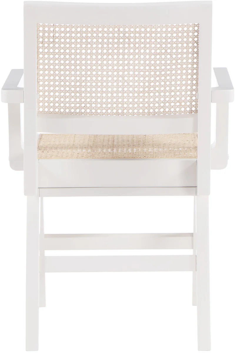 Preston - Dining Arm Chair (Set of 2) - White - View 2