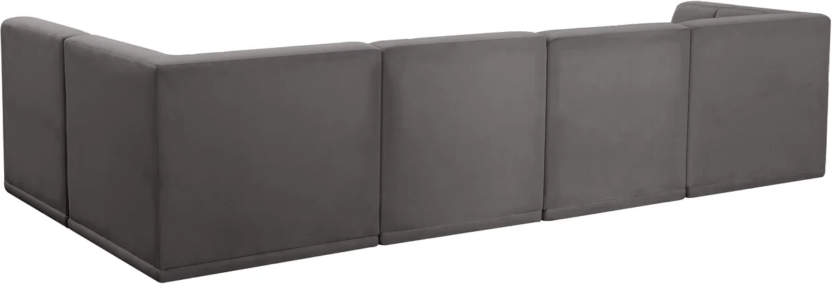 Relax - 5 Piece Modular Sectional - Gray
