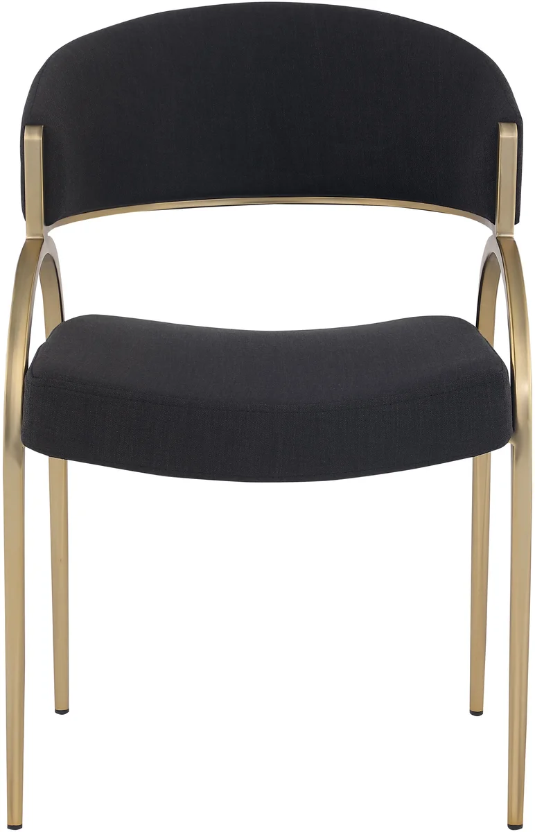 Privet - Dining Chair (Set of 2) - Black - Fabric