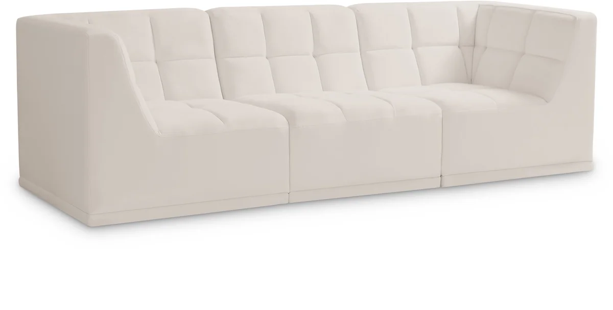 Relax - 3 Seat Modular Sofa - Cream