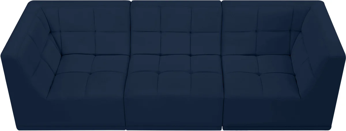 Relax - 3 Seat Modular Sofa - Navy