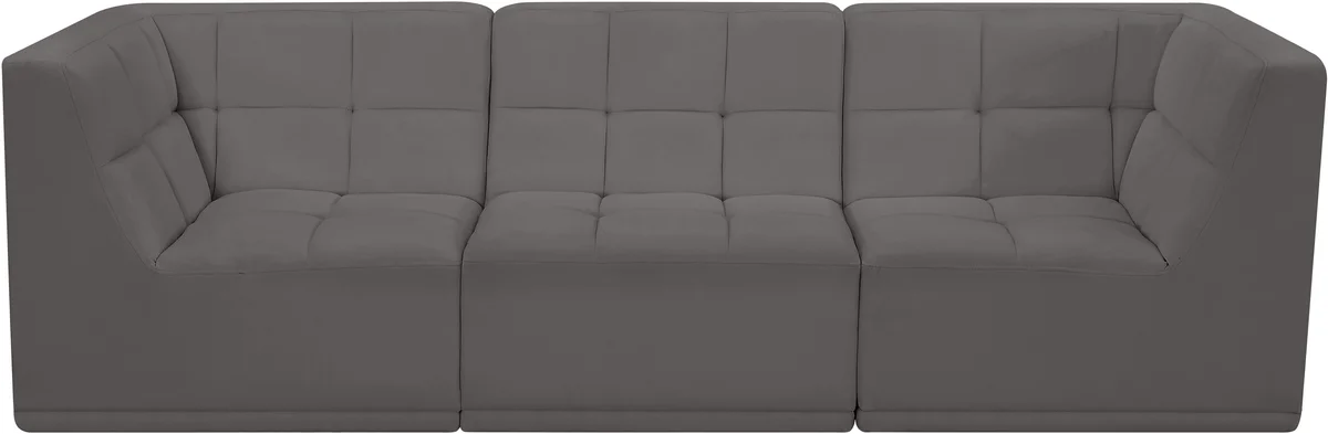 Relax - 3 Seat Modular Sofa - Gray