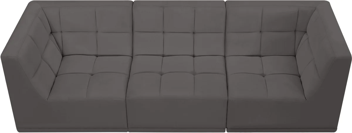 Relax - 3 Seat Modular Sofa - Gray