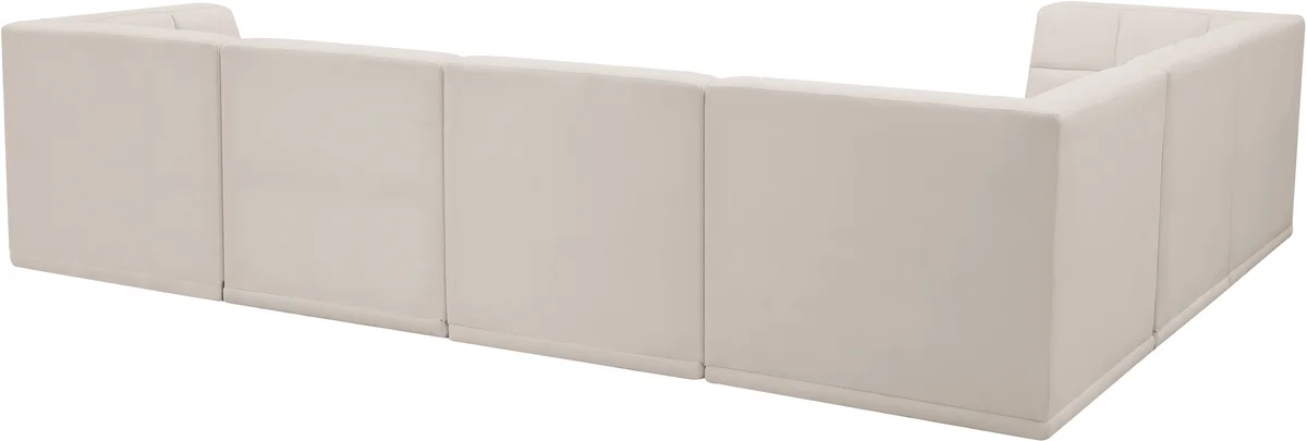 Relax - 6 Piece Modular Sectional - Cream