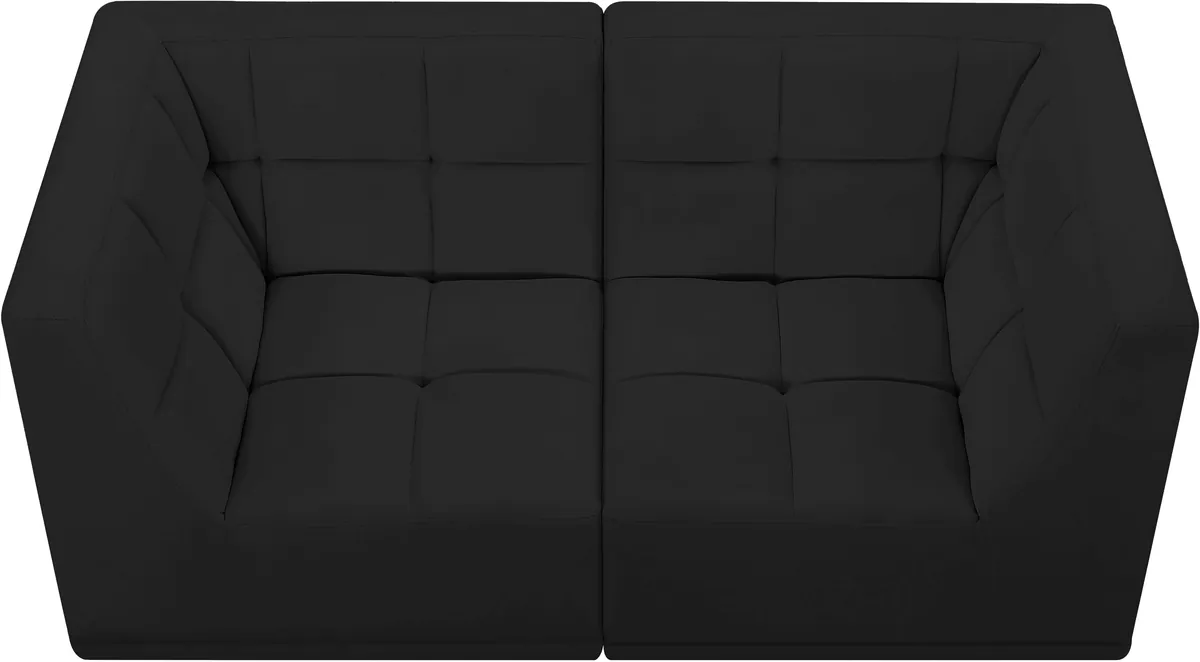 Relax - 2 Seat Modular Sofa - Black