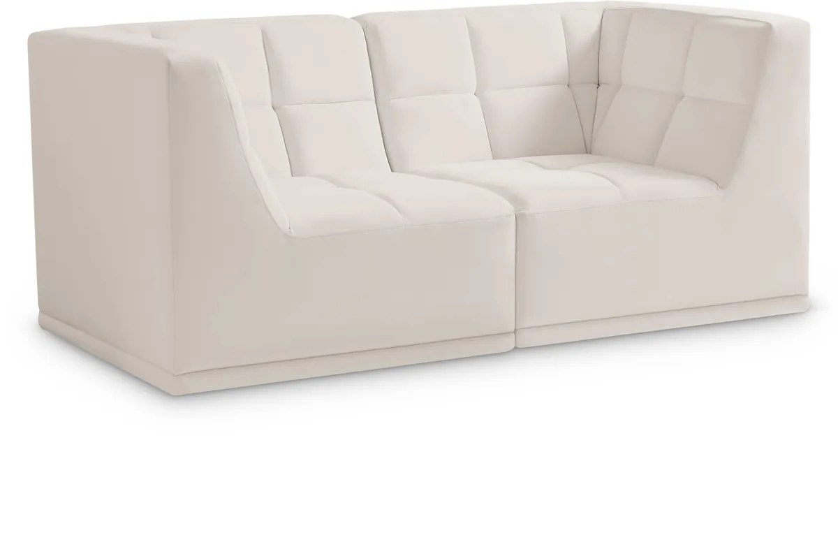 Relax - 2 Seat Modular Sofa - Cream