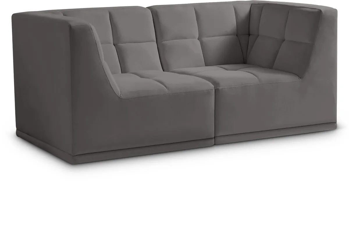 Relax - 2 Seat Modular Sofa - Gray