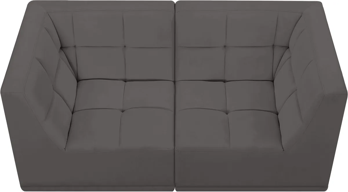 Relax - 2 Seat Modular Sofa - Gray