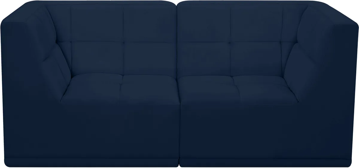 Relax - 2 Seat Modular Sofa - Navy