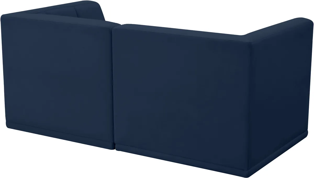 Relax - 2 Seat Modular Sofa - Navy