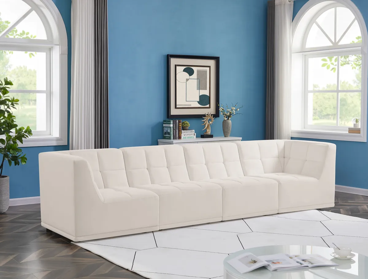 Relax - 4 Seat Modular Sofa - Cream