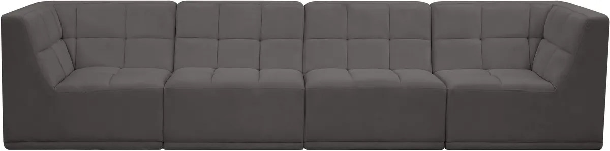 Relax - 4 Seat Modular Sofa - Gray
