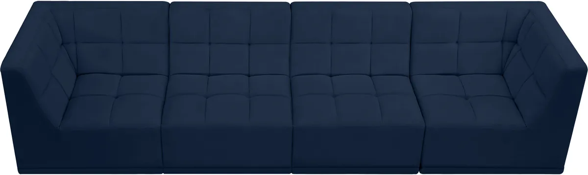 Relax - 4 Seat Modular Sofa - Navy