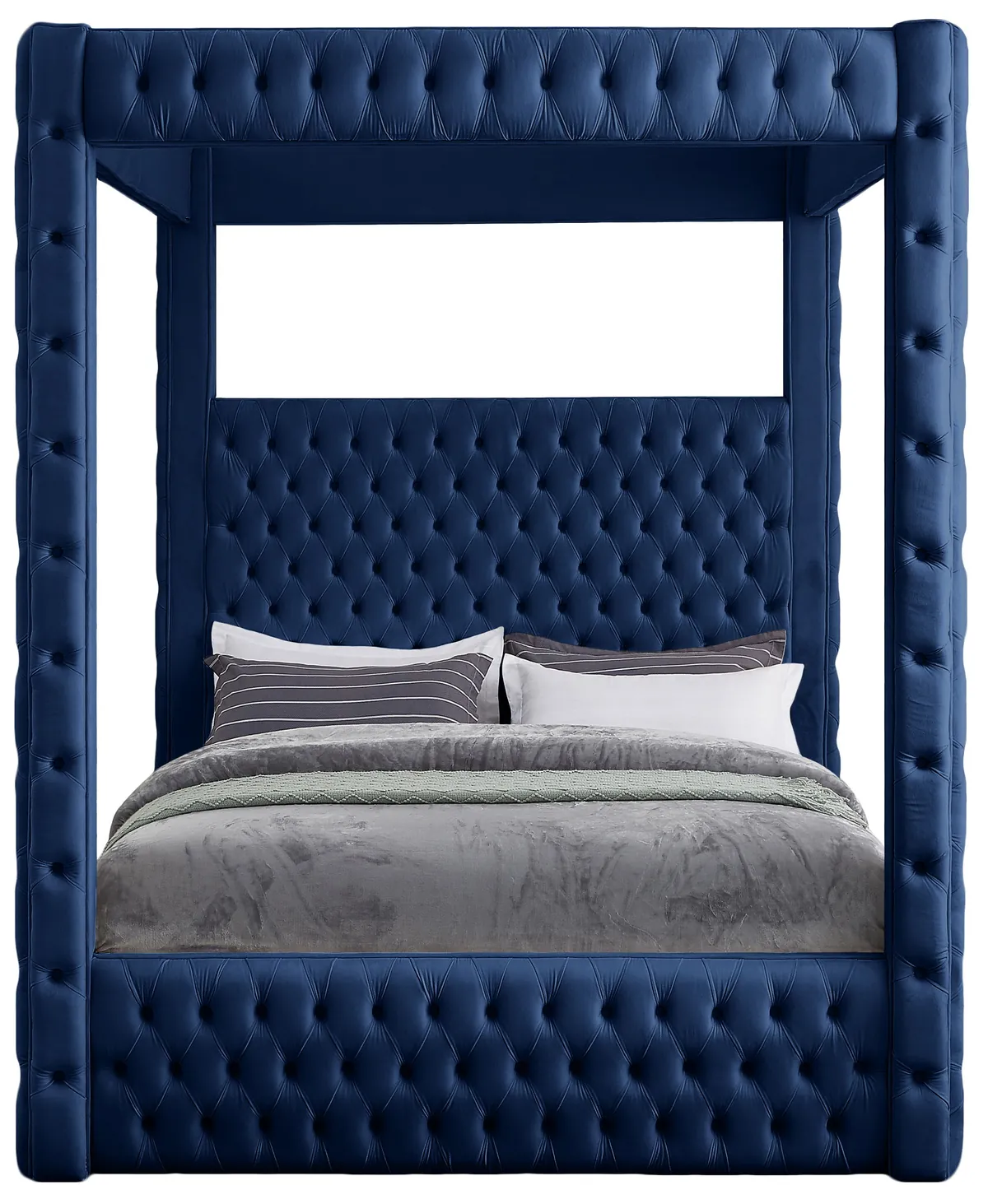 Royal - King Bed - Navy