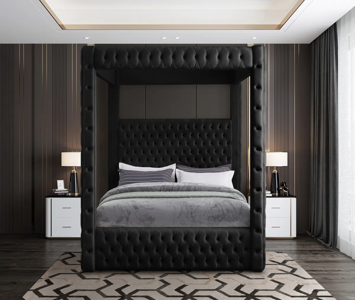 Royal - Queen Bed - Black
