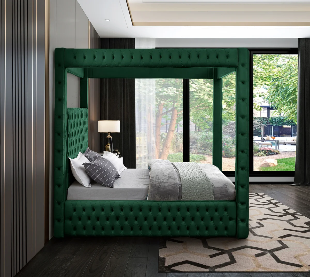Royal - King Bed - Green
