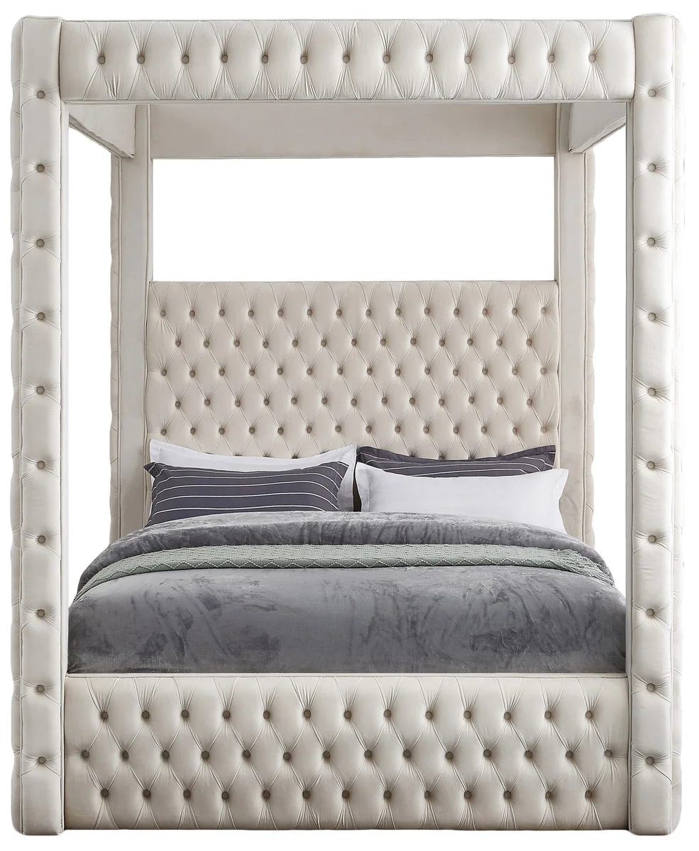 Royal - Queen Bed - Cream