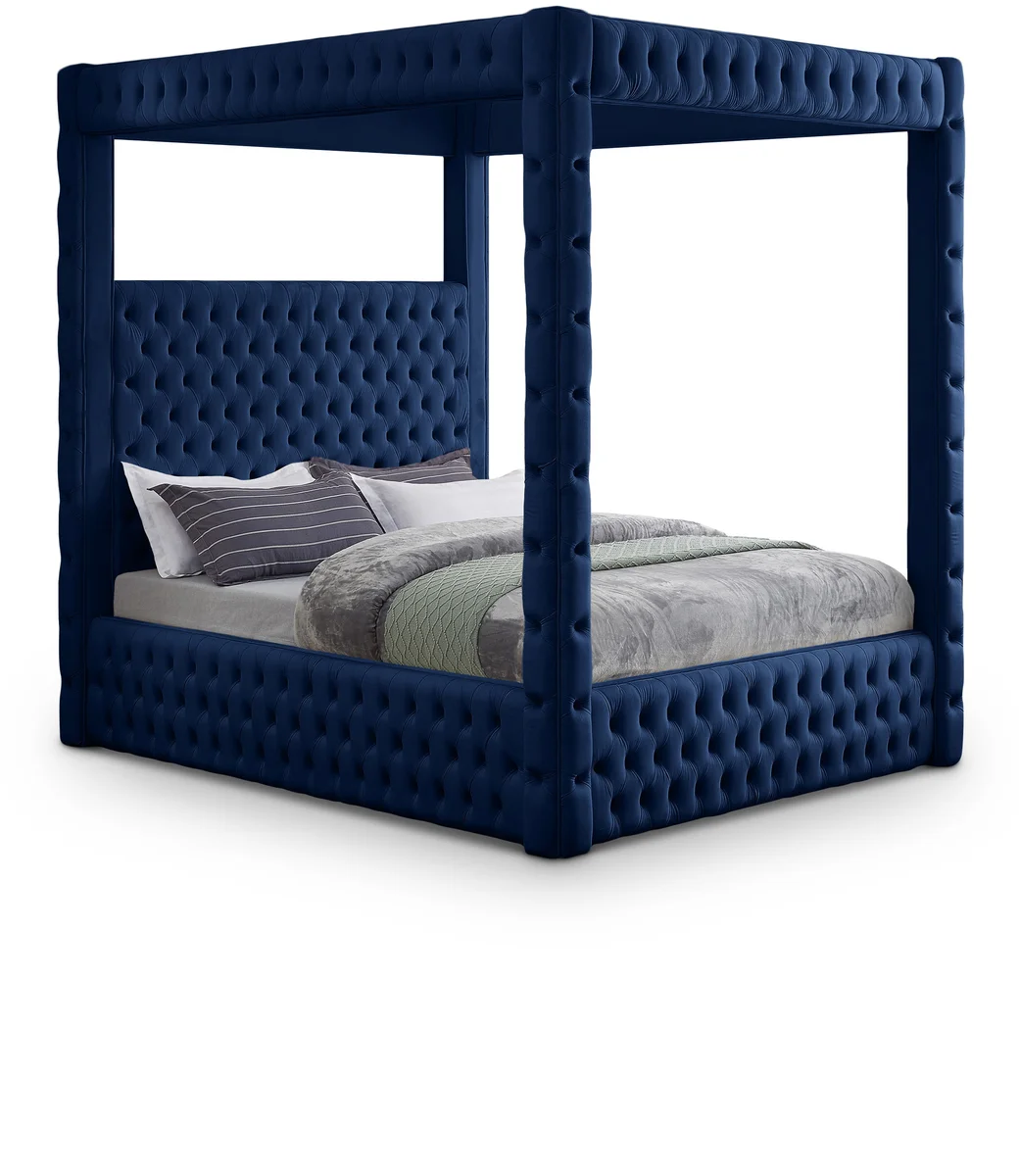Royal - Queen Bed - Navy