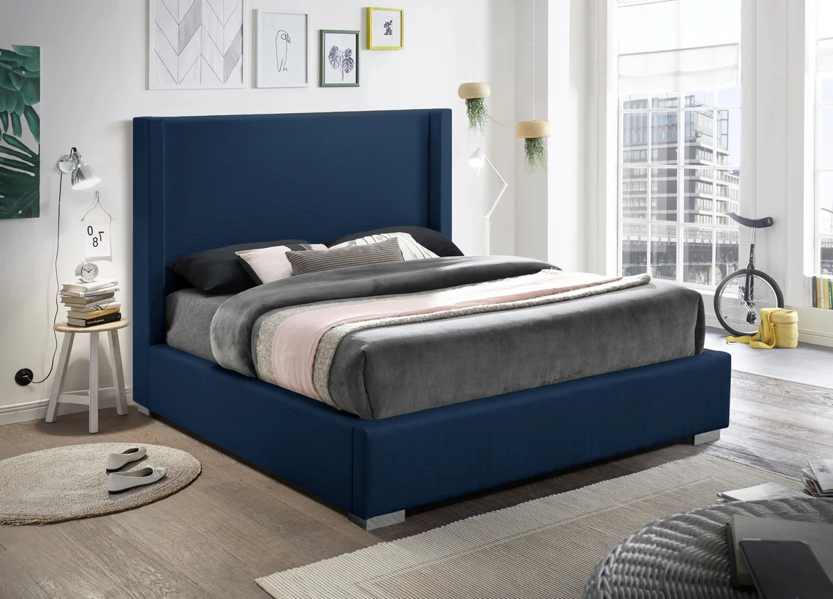 Royce - Full Bed - Navy
