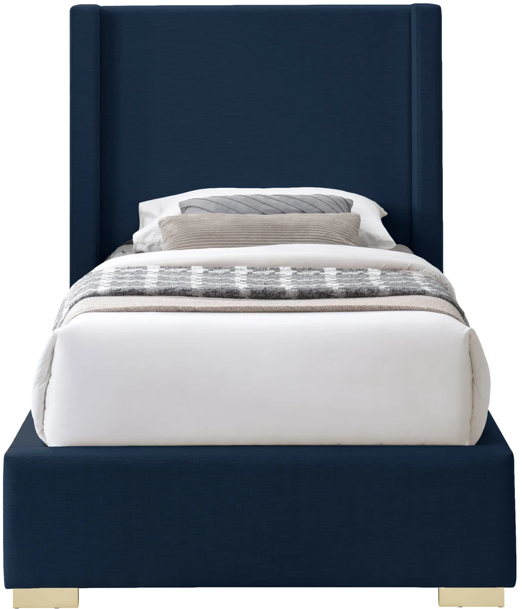 Royce - Twin Bed - Navy
