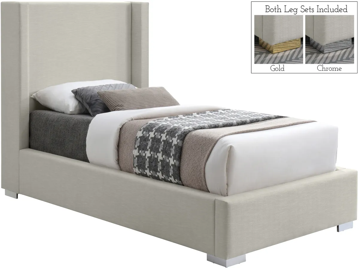 Royce - Twin Bed - Beige - View 2