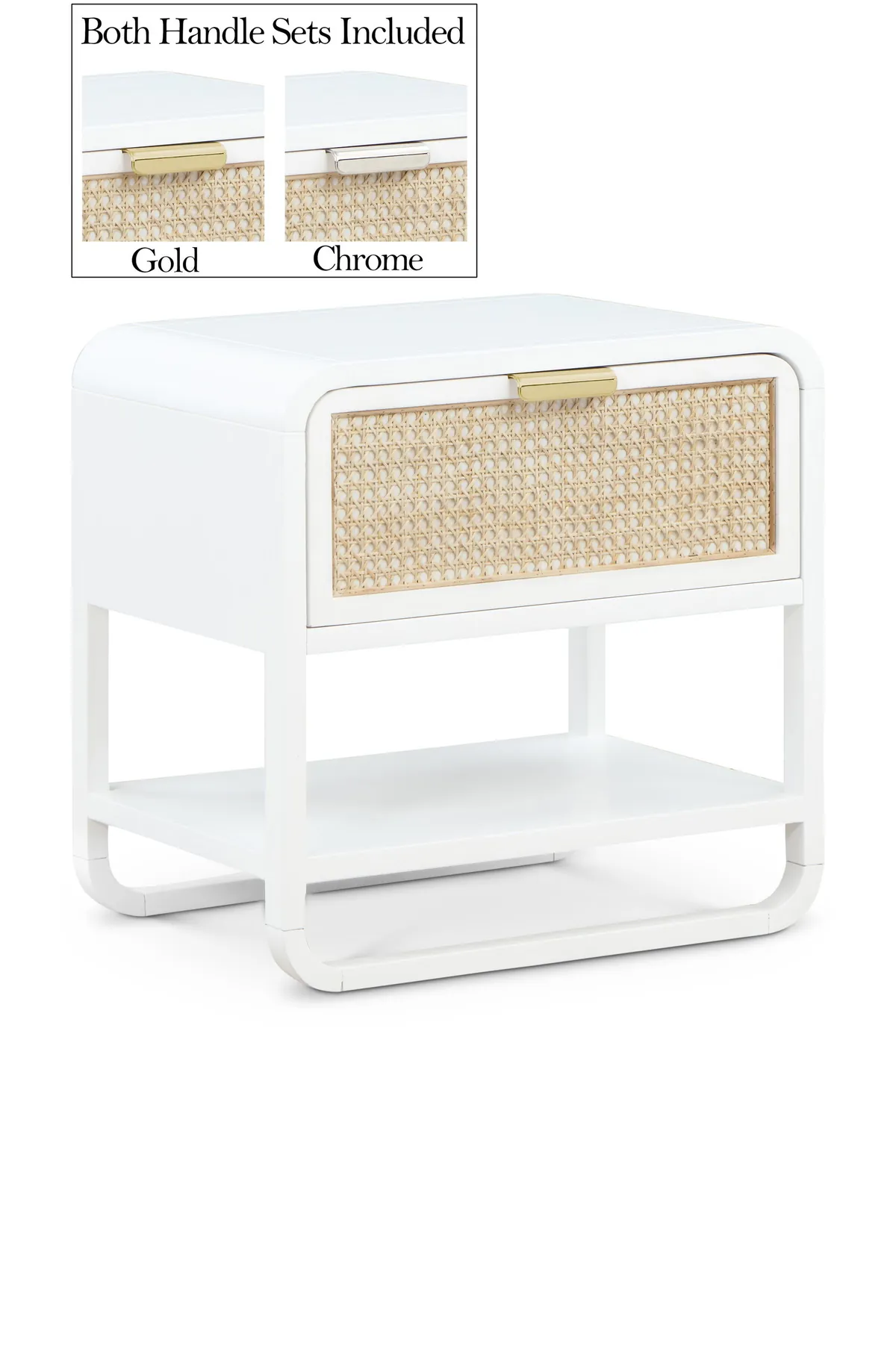 Sage - Night Stand - White
