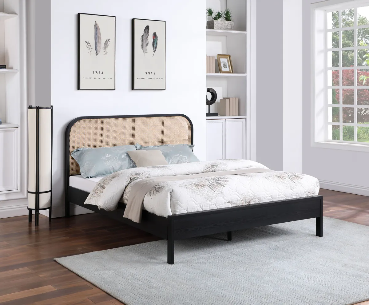 Siena - King Bed - Black - View 2