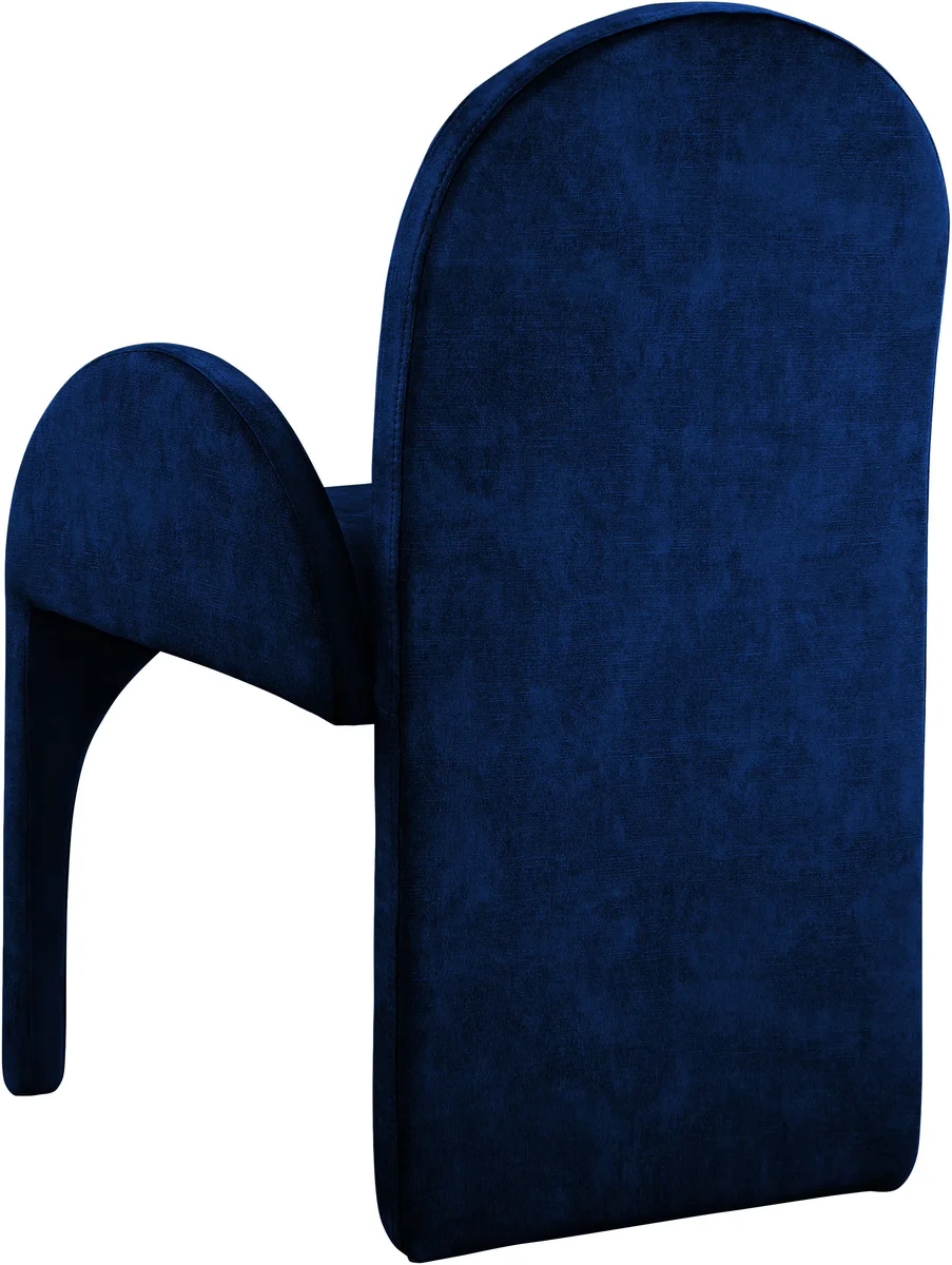 Summer - Dining Arm Chair (Set of 2) - Navy - View 2