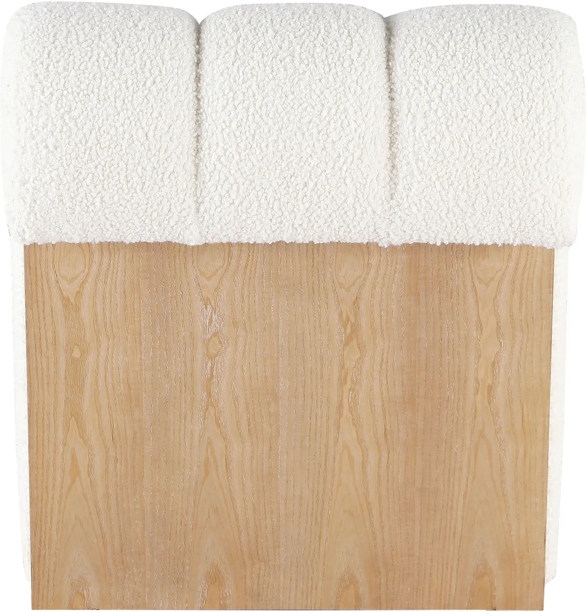 Swoon - Accent Chair With Natural Base - Cream