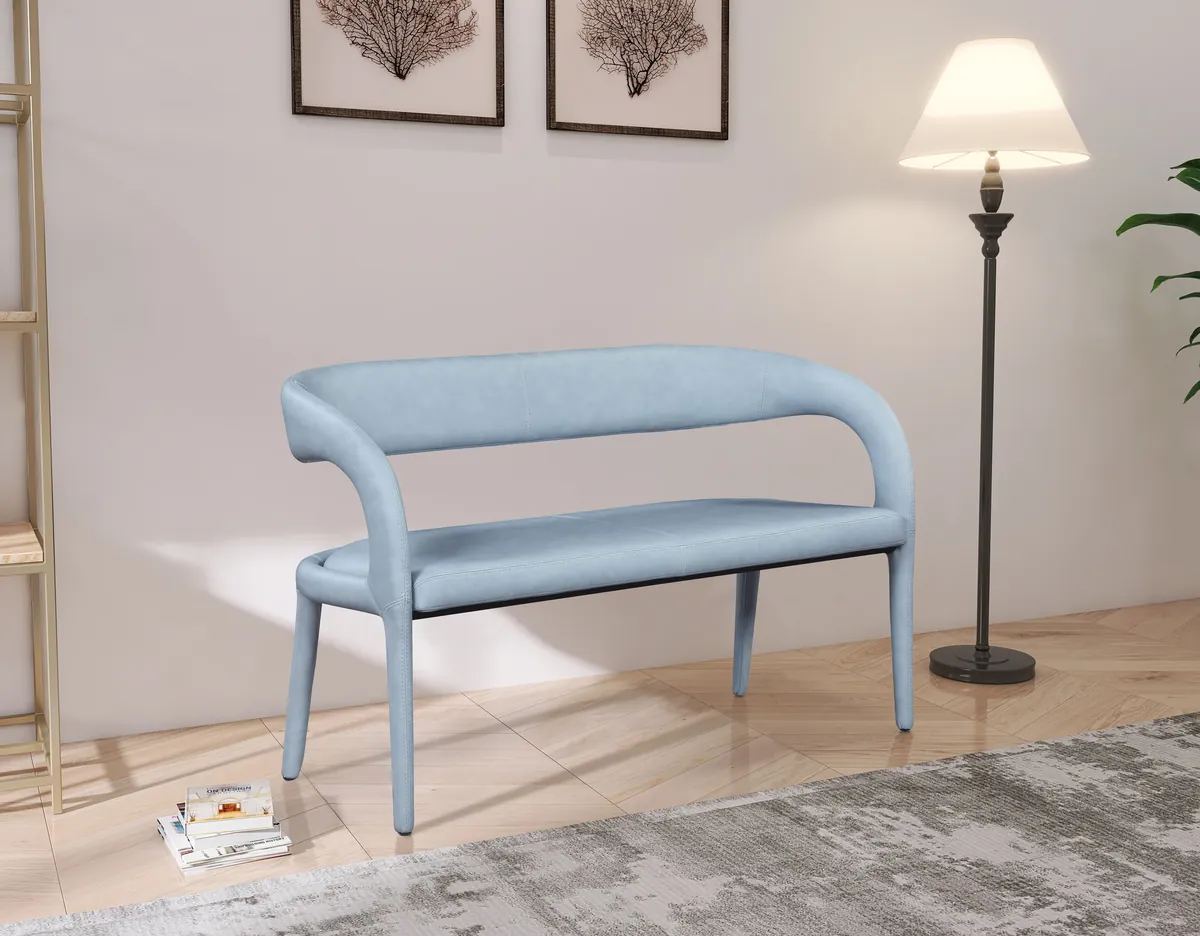 Sylvester - Bench - Light Blue - View 2