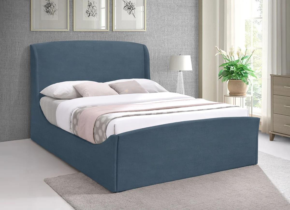 Tess - King Bed - Blue - View 2