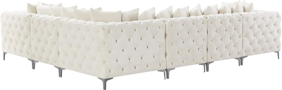Tremblay - 6 Piece Modular Corner Sectional - Cream