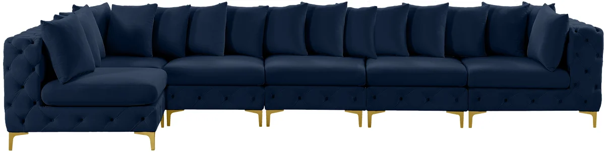 Tremblay - 6 Piece Modular Sectional - Navy