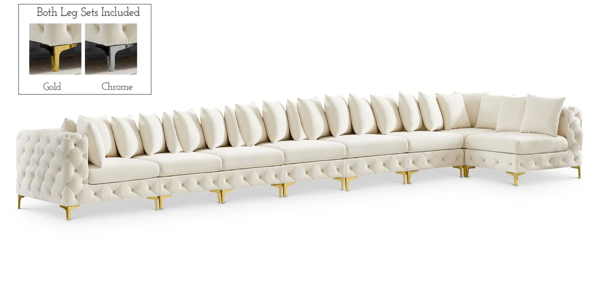 Tremblay - 8 Piece Modular Sectional - Cream