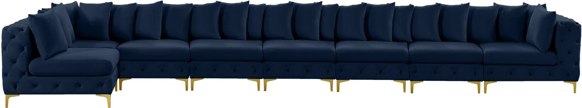 Tremblay - 8 Piece Modular Sectional - Navy