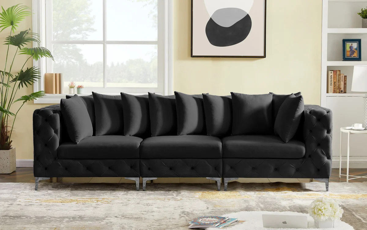 Tremblay - 3 Seat Modular Sofa - Black