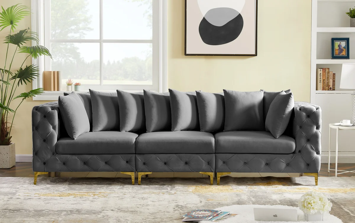 Tremblay - 3 Seat Modular Sofa - Gray