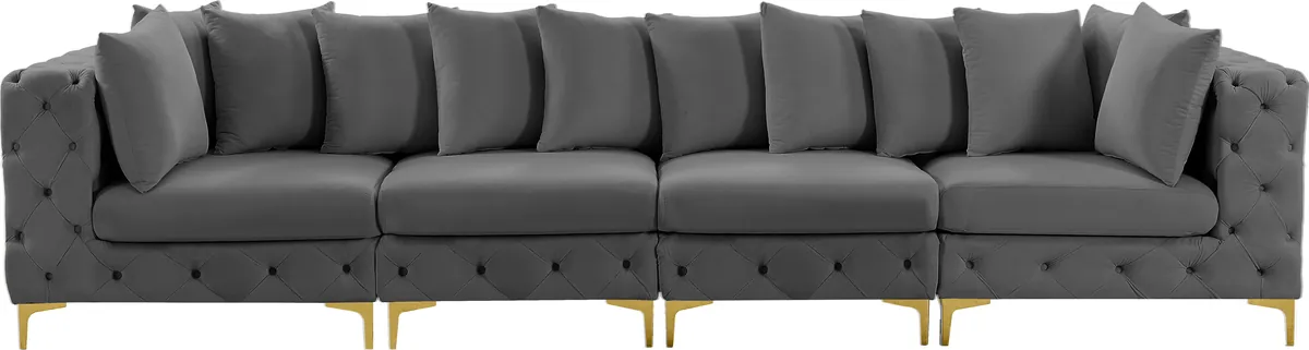 Tremblay - 4 Seat Modular Sofa - Gray