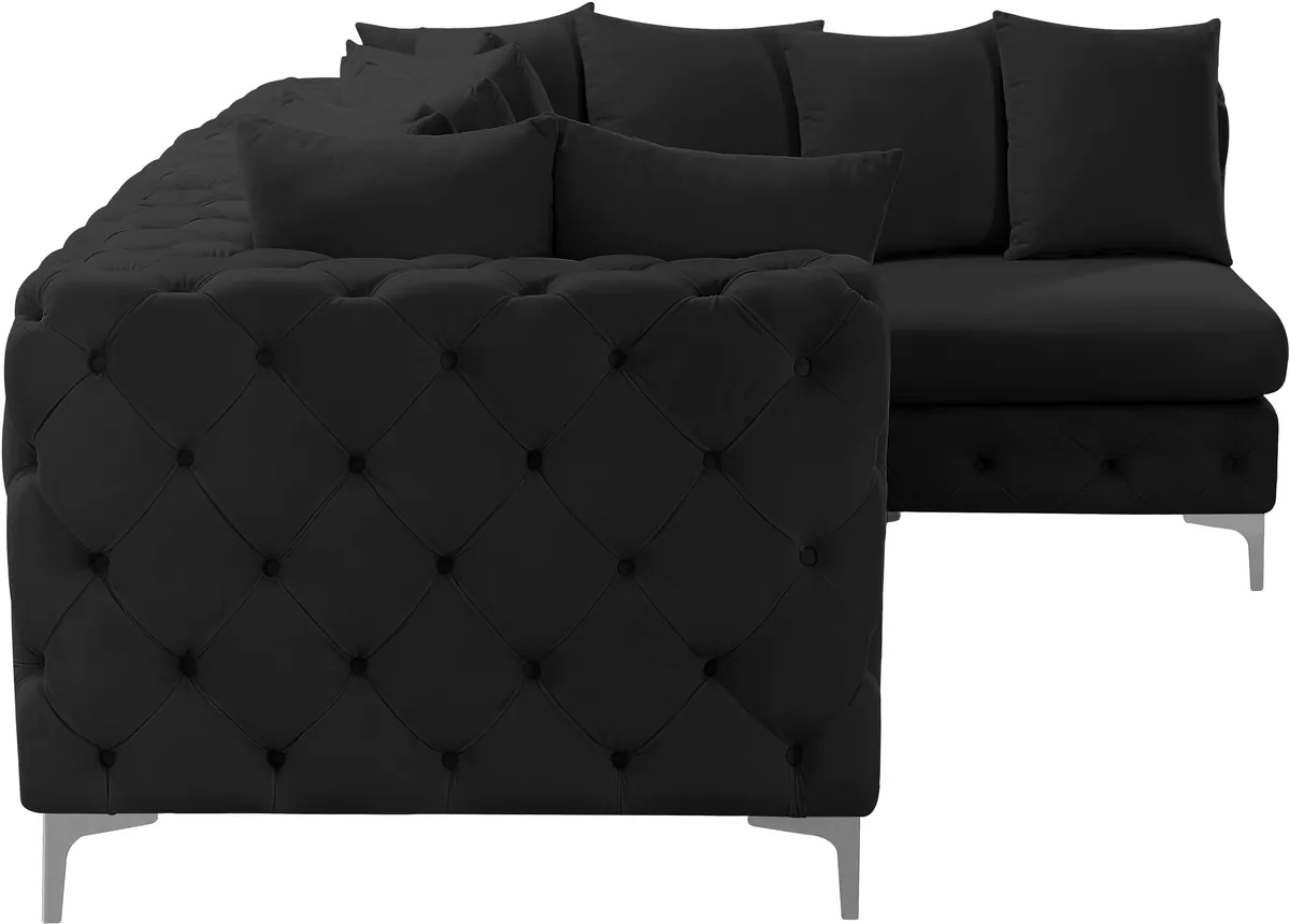 Tremblay - 4 Piece Modular Sectional - Black