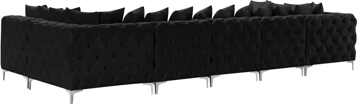 Tremblay - 7 Piece Modular U-Shaped Sectional - Black