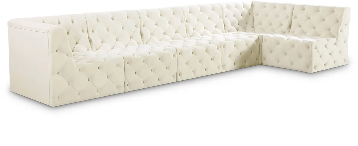 Tuft - 6 Piece Modular Sectional - Cream