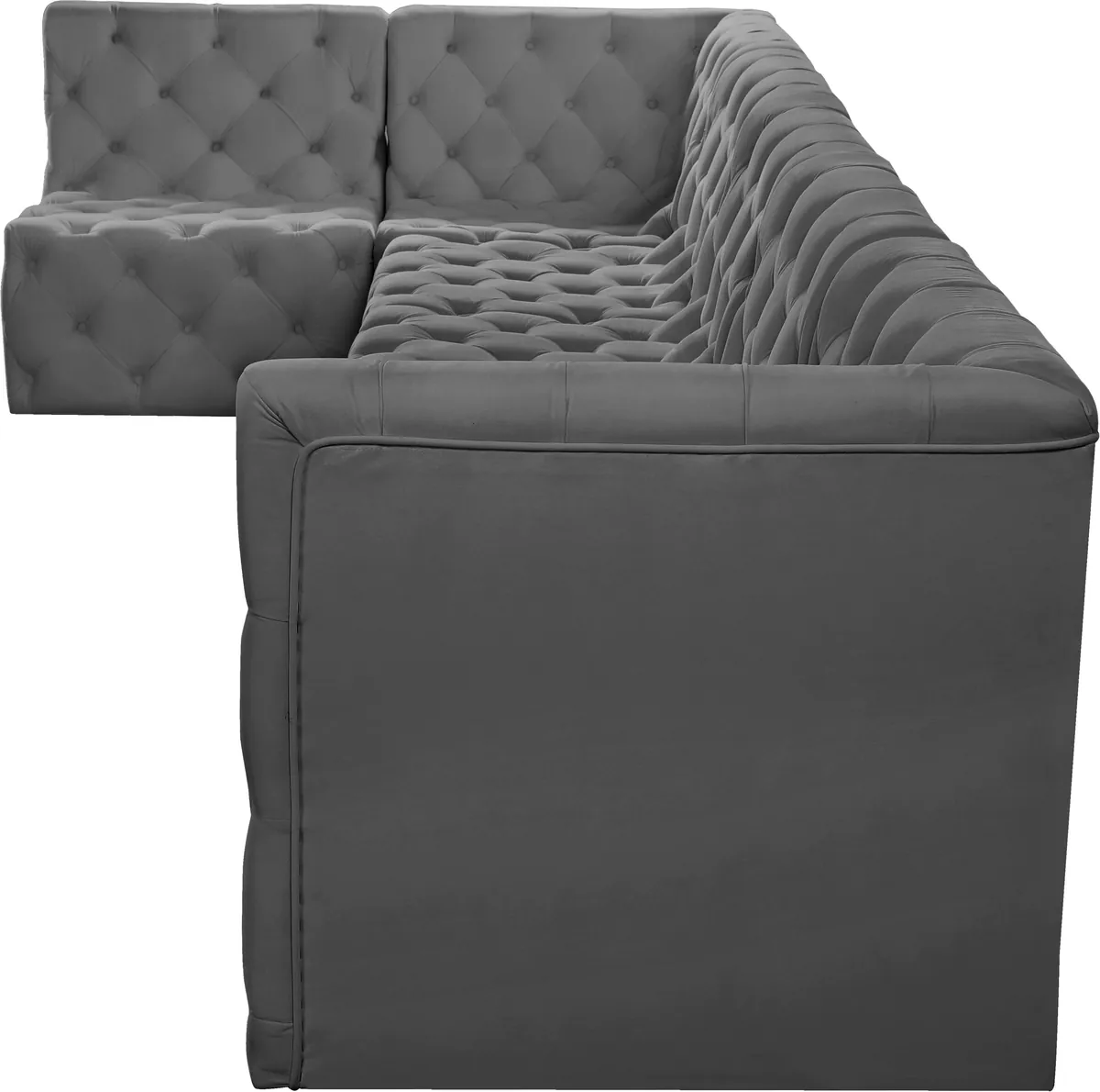 Tuft - 6 Piece Modular Sectional - Gray