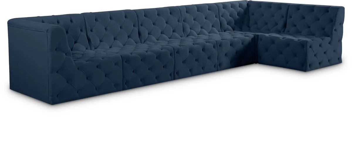 Tuft - 6 Piece Modular Sectional - Navy