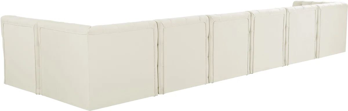 Tuft - 7 Piece Modular Sectional - Cream