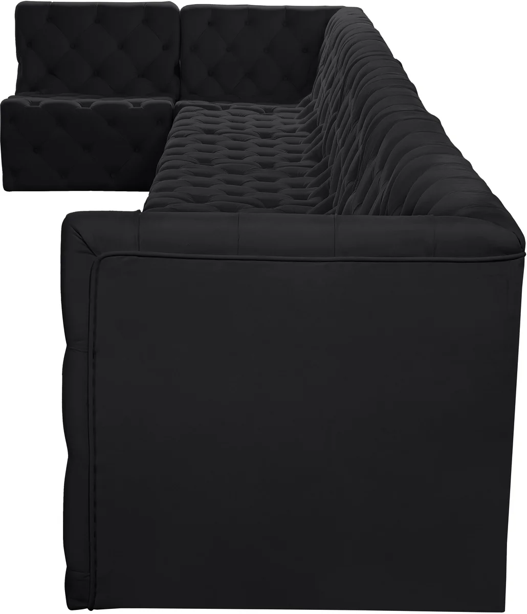 Tuft - 8 Piece Modular Sectional - Black