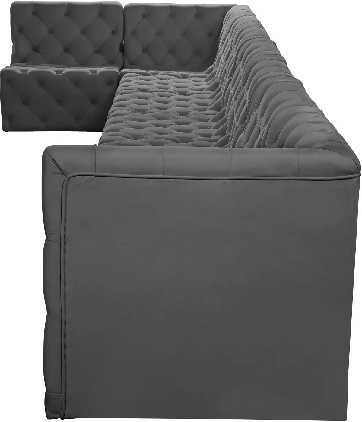 Tuft - 8 Piece Modular Sectional - Gray