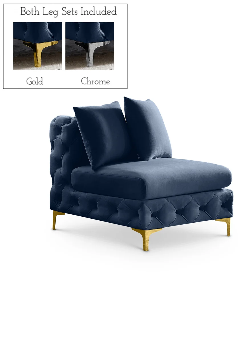 Tremblay - Armless Chair - Navy