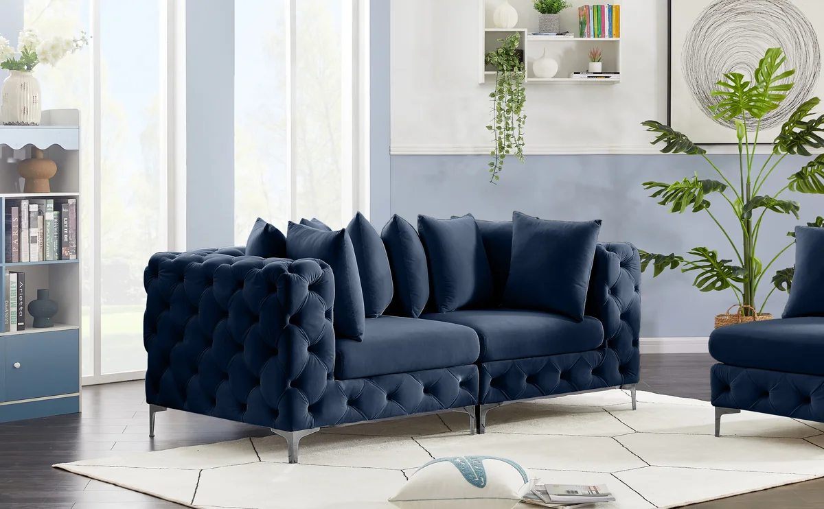 Tremblay - 2 Seat Modular Sofa - Navy